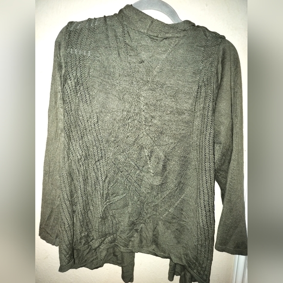 EUC Vintage XL Christopher & Banks Fly Away Cardigan Sweater - Picture 3 of 3